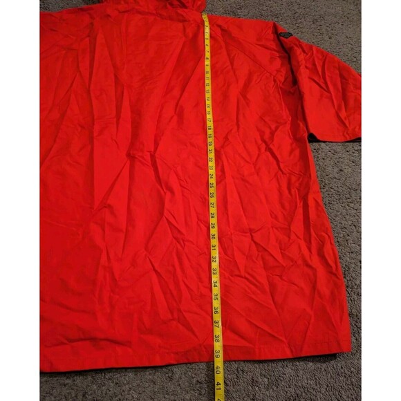 Descente Oversized Ski Poncho Pullover Jacket Red Men's Size Large - Picture 8 of 8